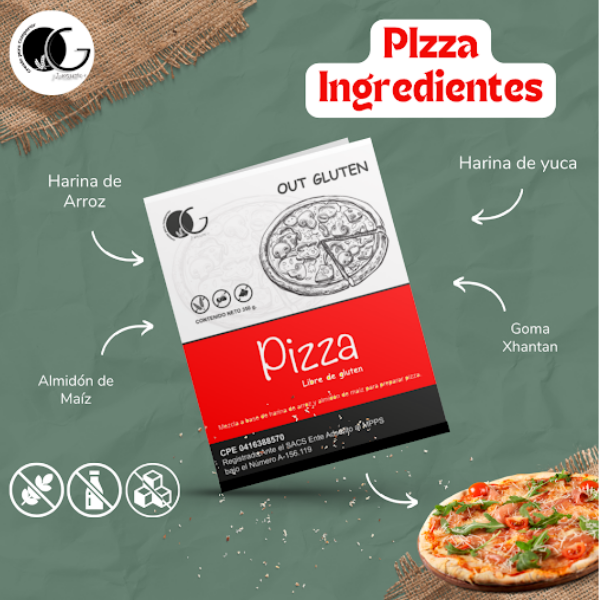 Out Gluten Harina Para Pizza Libre De Gluten 350Gr - Imagen 2