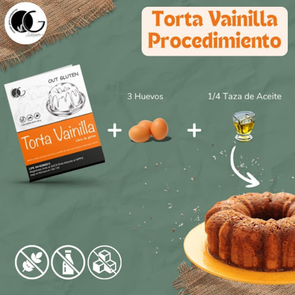 Out Gluten Harina Para Torta De Vainilla 350Gr - Imagen 3