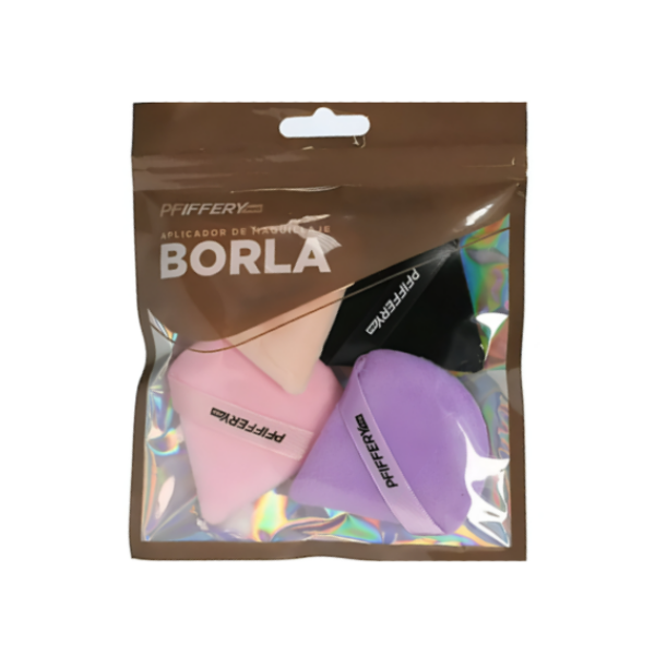 Pfiffery Set De Borlas Para Maquillaje 4 Piezas