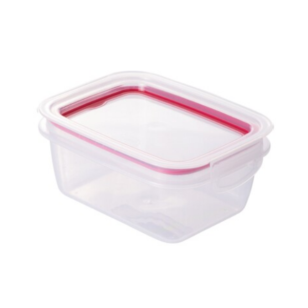 Plasutil Recipiente Traba Mas Rectangular 550Ml Rojo 9410