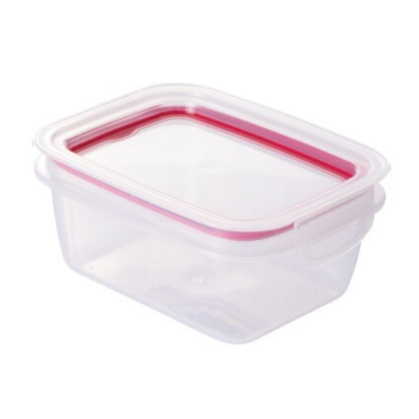 Plasutil Recipiente Traba Mas Rectangular 910Ml Rojo  9412