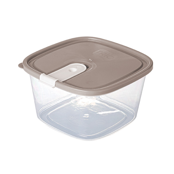 Plasutil Recipiente Trio Cuadrado 1. L Gris 5993