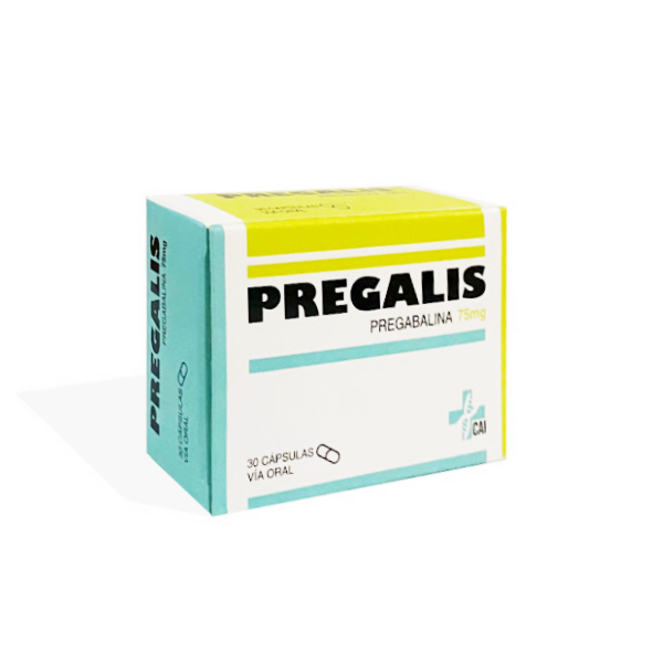 Pregalis Pregabalina 75Mg X 10 Tabletas De Dispensador Cai