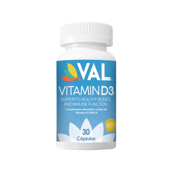 Vitamina D3 5000Ui X 30 Tabletas Val