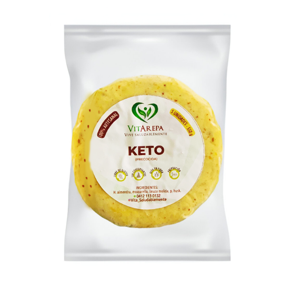 Vitarepa Arepa De Keto Precocida 5 Unidades