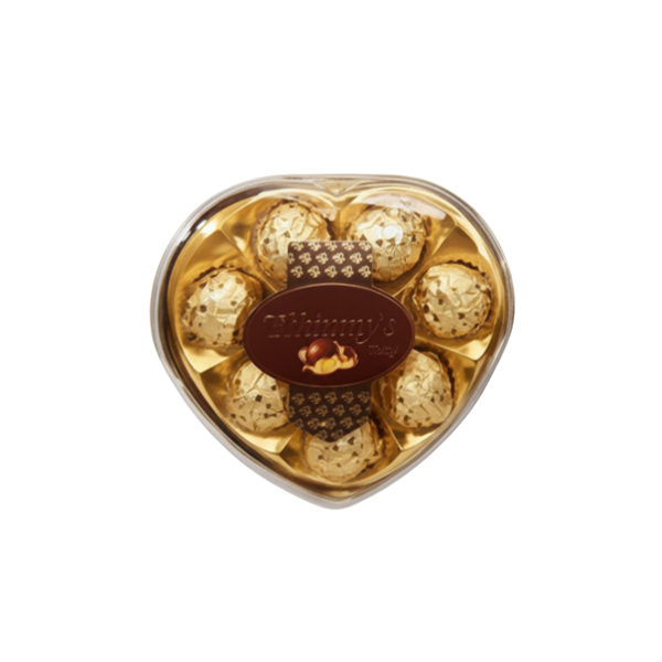 Wimmys Bombones Dorado Corazon X8 Unidades