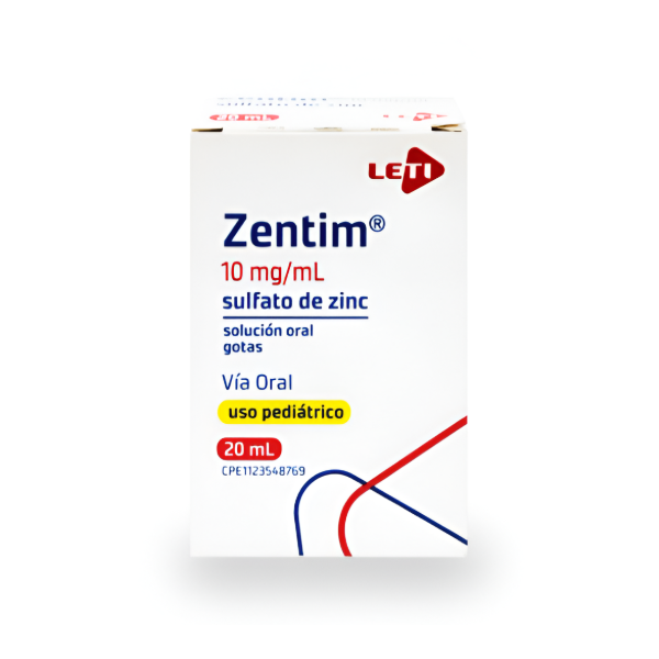 Zentim Sultato De Zinc  Gotas 10Mg/Ml X20Ml Leti