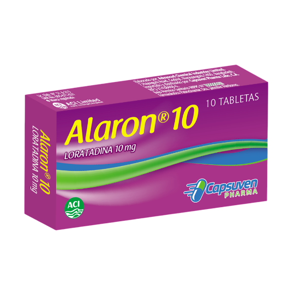 Alaron Loratadina 10Mg X 10 Tabletas  Capsuven