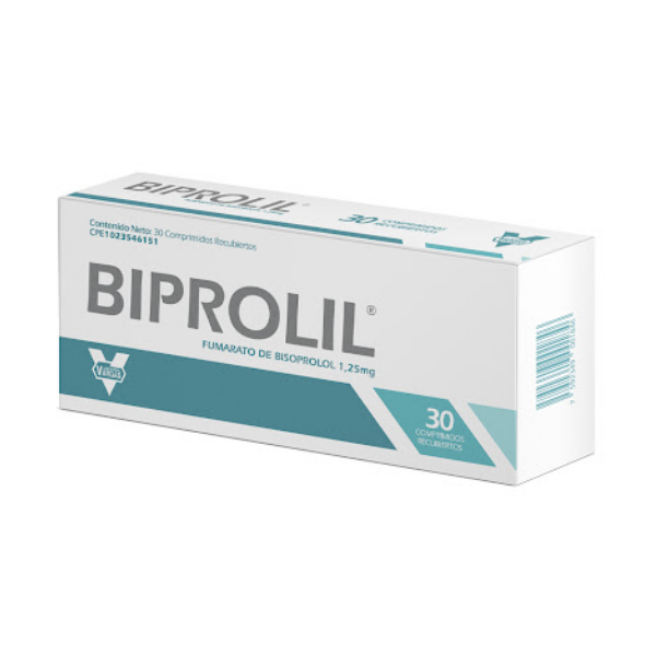 Biprolil Bisoprolol 1.25Mg X 30 Comprimidos Vargas - Imagen 2
