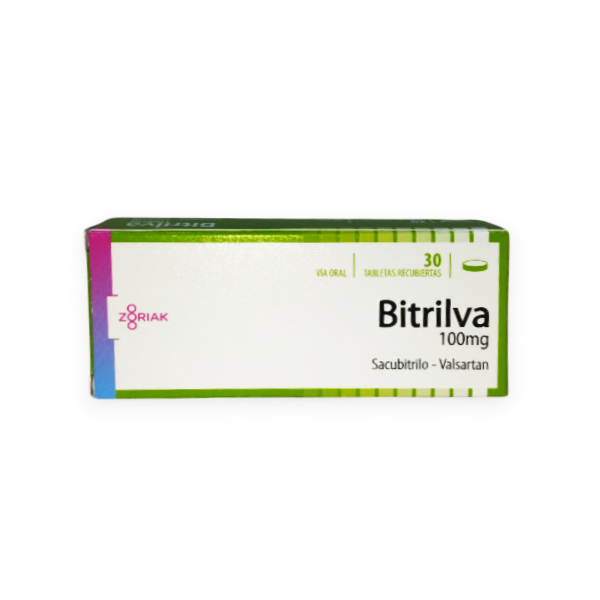 Bitrilva Sacubitrilo + Valsartan 100Mg X 30 Tabletas Zoriak