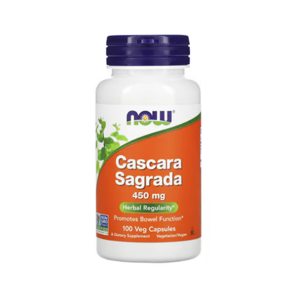 Cáscara Sagrada 450Mg X 100 Cápsulas  Now