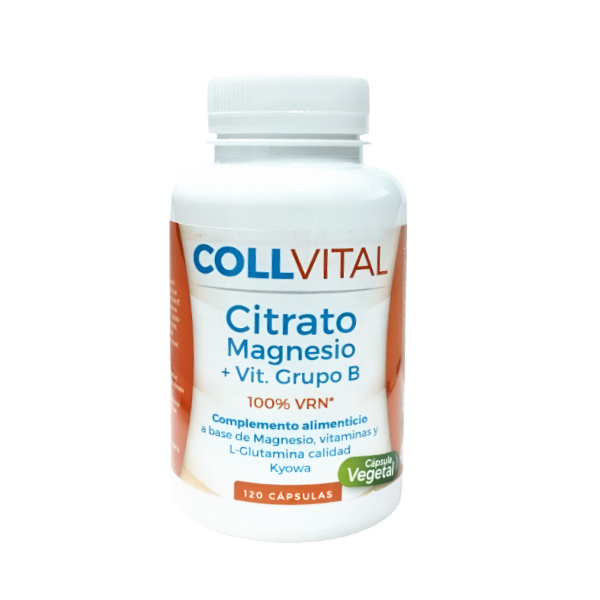 Collvital Citrato De Magnesio +Vit Grupo B X 120 Cápsulas