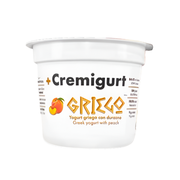 Cremigurt Yogurt Griego Con Durazno X 150Gr