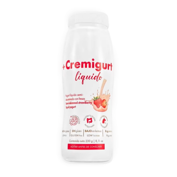 Cremigurt Yogurt Lquido Semi Descremado Fresa X 230Gr