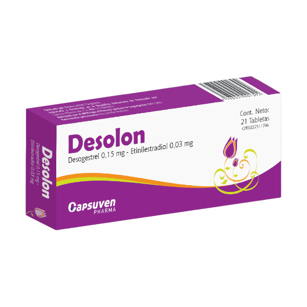 Desolon Desogestrel X 21 Tabletas  Capsuven
