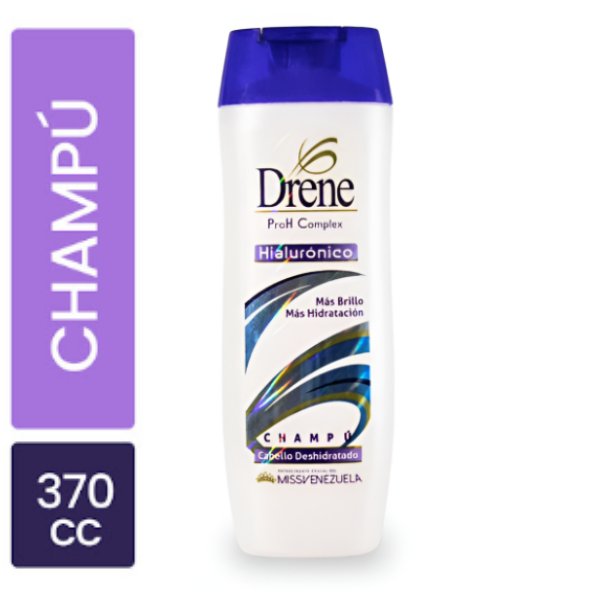 Drene Champu Proh Complex Hialuronico Cabello Deshidratado X 370Ml