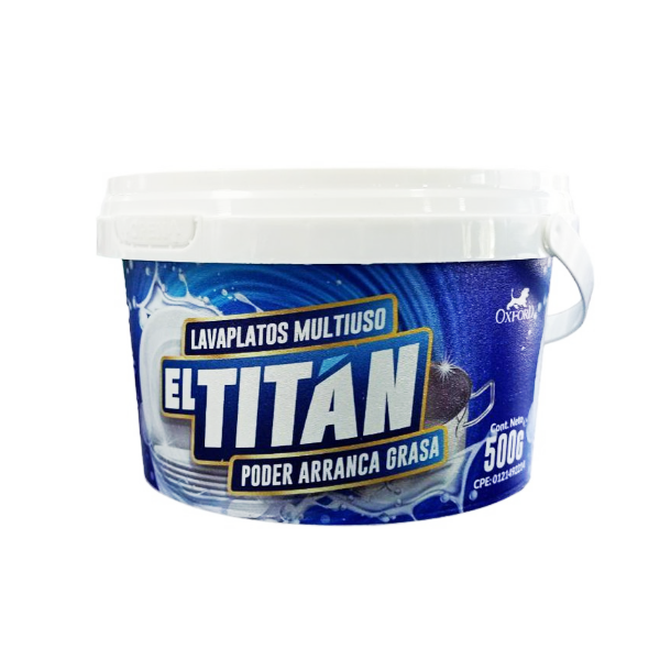 El Titan Lavaplatos crema  Multiuso 500Gr.