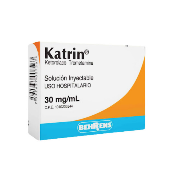 Katrin (Ketorolaco) X 3 Ampolla 30Mg/Ml Im-I.V Behrens