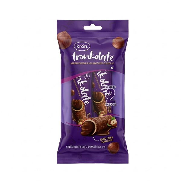 Kron Tronkolate Crema Avellanas  X 2.  60Gr.