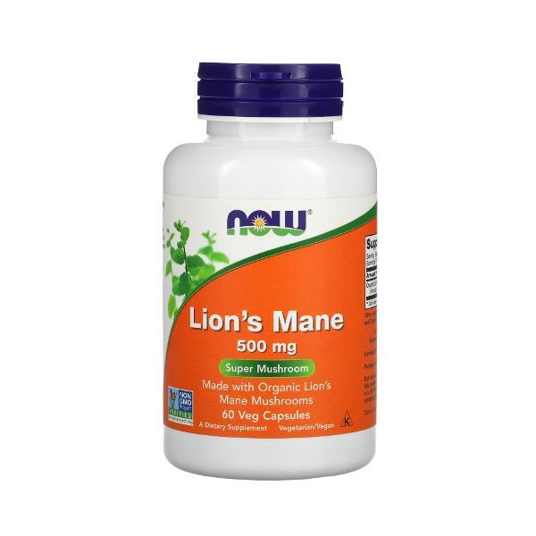 Melena De León - Lions Mane 500Mg X 60 Cápsulas Now