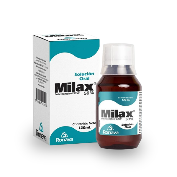 Milax Polietilenglicol Solución Oral 50% X 120Ml Ronava