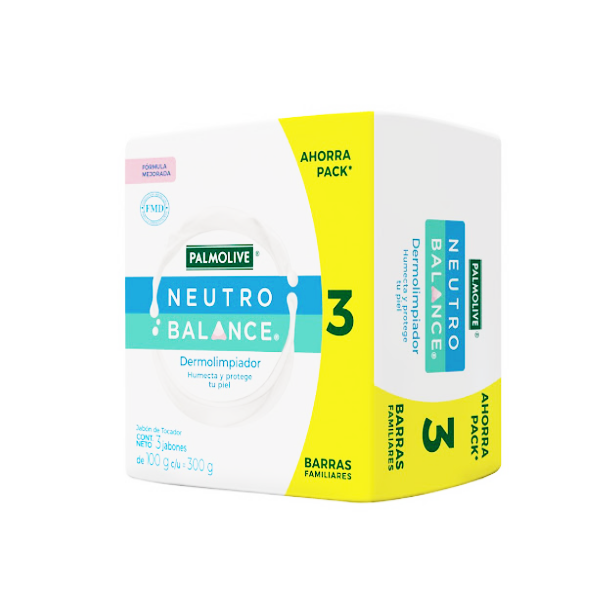Palmolive Neutro Balance Dermolimpiador X 3 Unidades