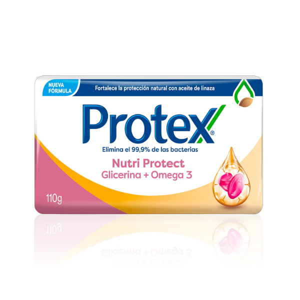 Protex Jabón Nutri Protect Glicerina & Omega 3 110Gr.