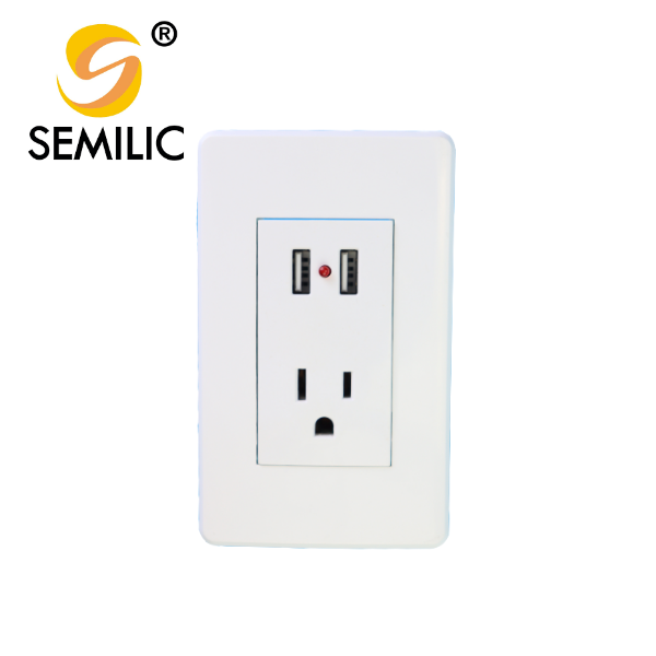 Semilic Toma Corriente Con Usb 127-240V