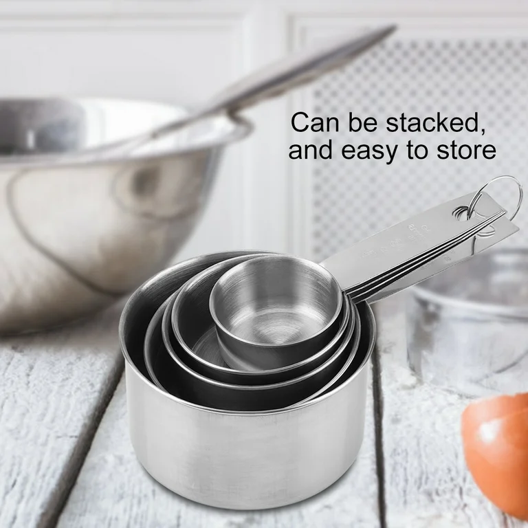 Set De 5 Piezas De Cucharas Medidoras Metal Kt10312 - Imagen 2