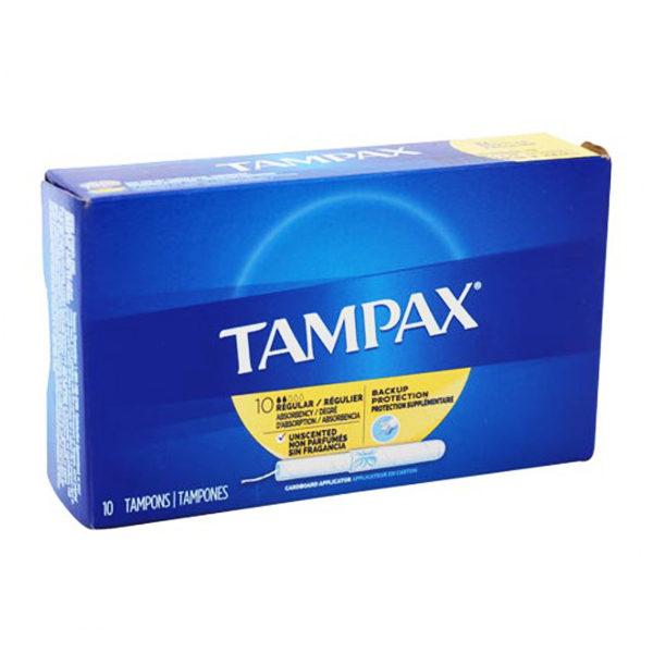 Tampax Tampones Regular Sin Fragancia X 10 Unidades