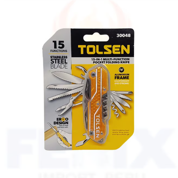 Tolsen Herramienta Multiproposito 15 In 1. 30048