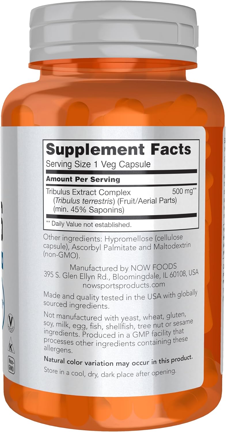Tribulus Mens Health 500Mg X 100 Cápsulas Now - Imagen 2
