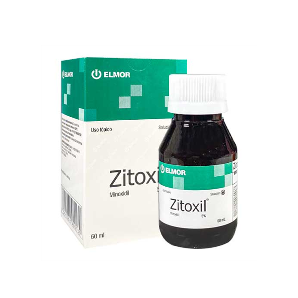 Zitoxil Minoxidil Solución Gotas 5% X 60Ml Elmor