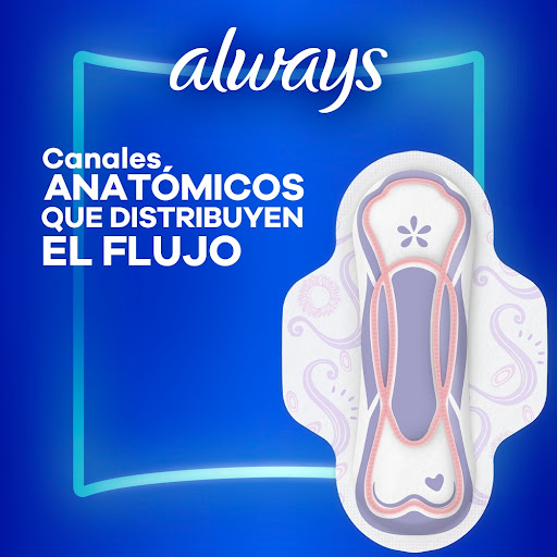 Always Toallas Seca Dia Flujo Abundante X 8 Unidades. - Imagen 3