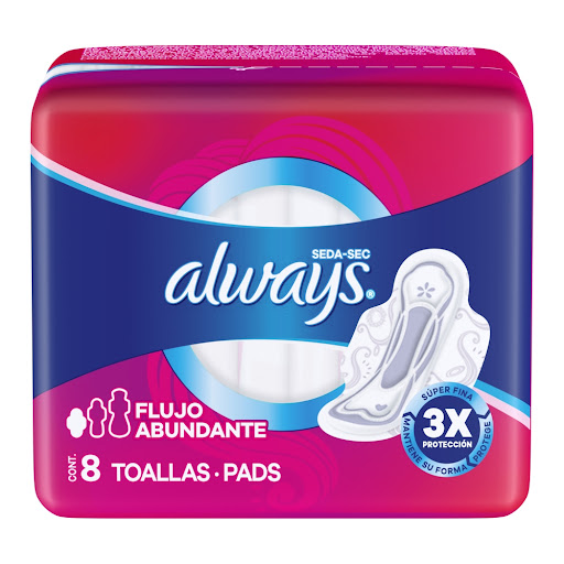 Always Toallas Seca Dia Flujo Abundante X 8 Unidades. - Imagen 7