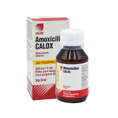 Amoxicilina Suspensión 250Mg/5Ml X 60Ml. Calox