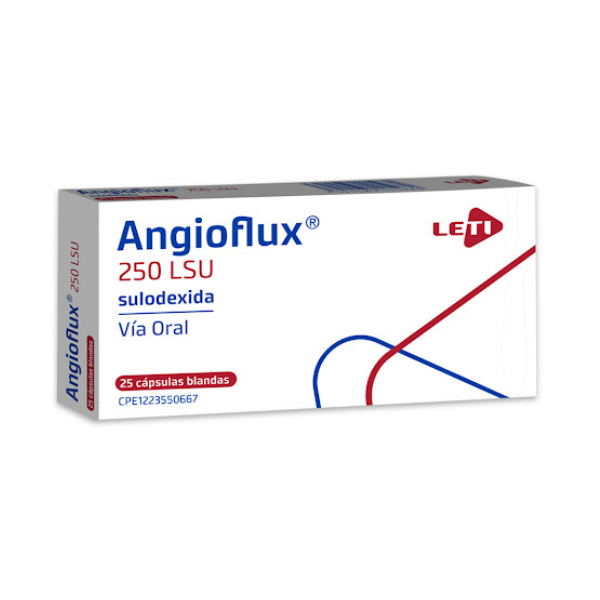 Angioflux Sulodexida 250Lsu X 25 Cápsulas Leti - Imagen 2