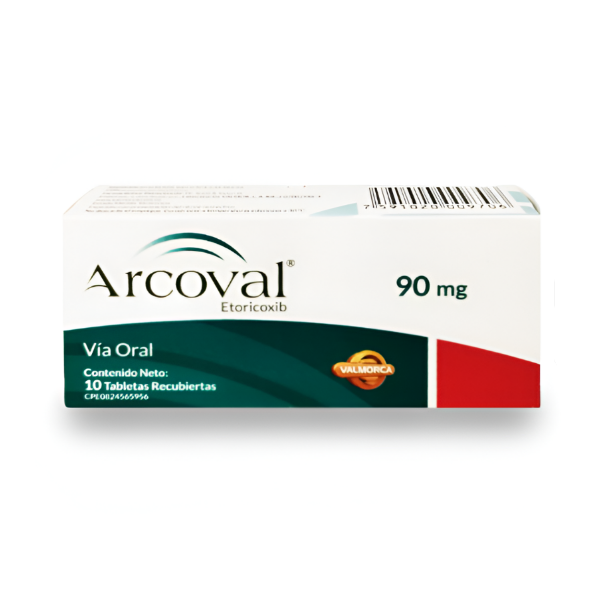 Arcoval Etoricoxib 90Mg X 10 Tabletas Valmorca