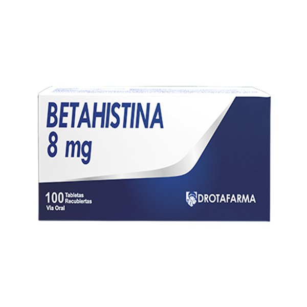 Betahistina 8Mg X 10 Tabletas De Dispensador Drotafarma