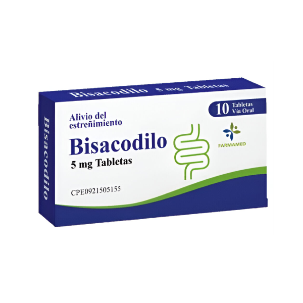 Bisacodilo 5Mg X 10 Tabletas Farmamed