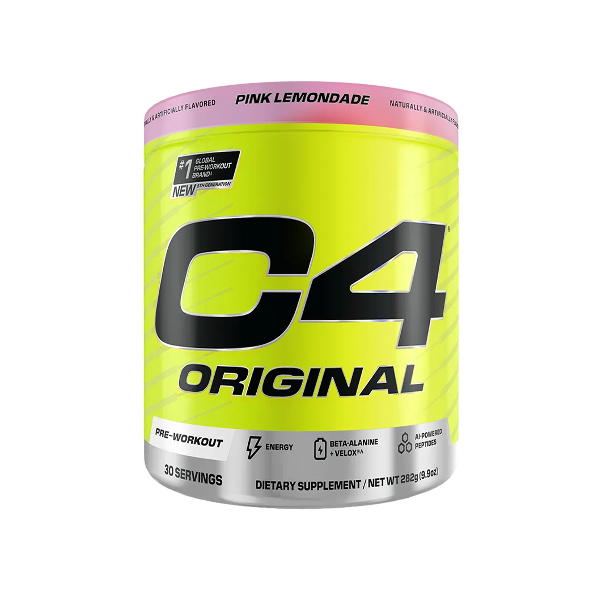 C4 Original Pre-Workout Pink Lemonade X 30 Servings 282Gr