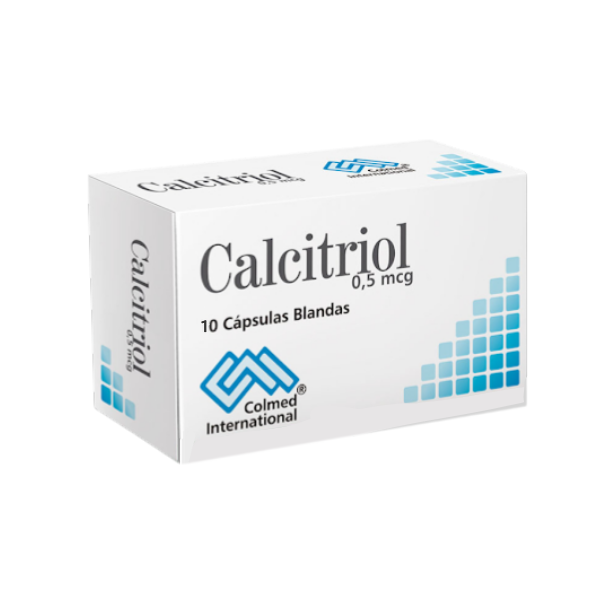 Calcitriol 0.5Mcg X 10 Cápsulas De Dispensador Colmed