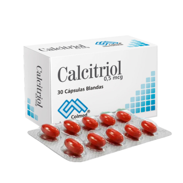 Calcitriol 0.5Mcg X 10 Cápsulas De Dispensador Colmed - Imagen 2