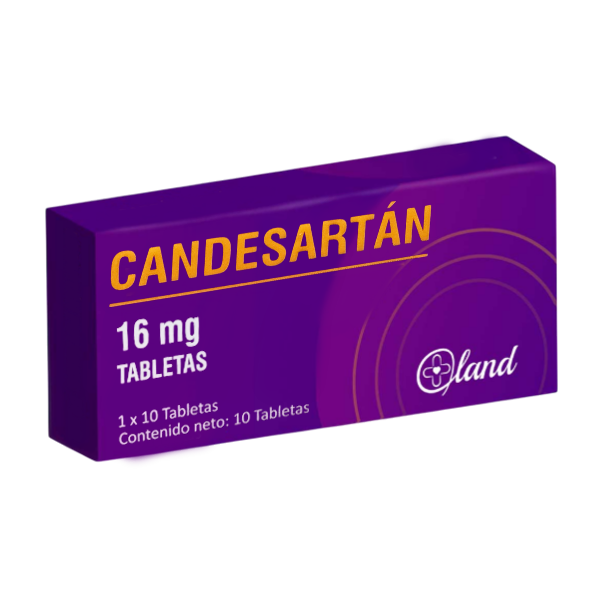 Candesartán 16Mg X 10 Tabletas Land