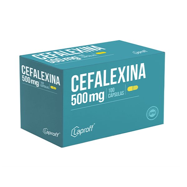 Cefalexina 500Mg X 10 Cápsulas De Dispensador Laproff