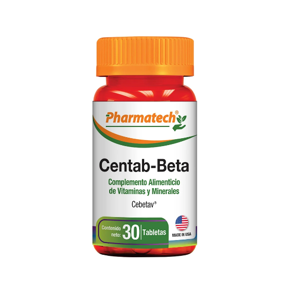 Centab-Beta Tab Vita Minerales X 30G. Pharmatech
