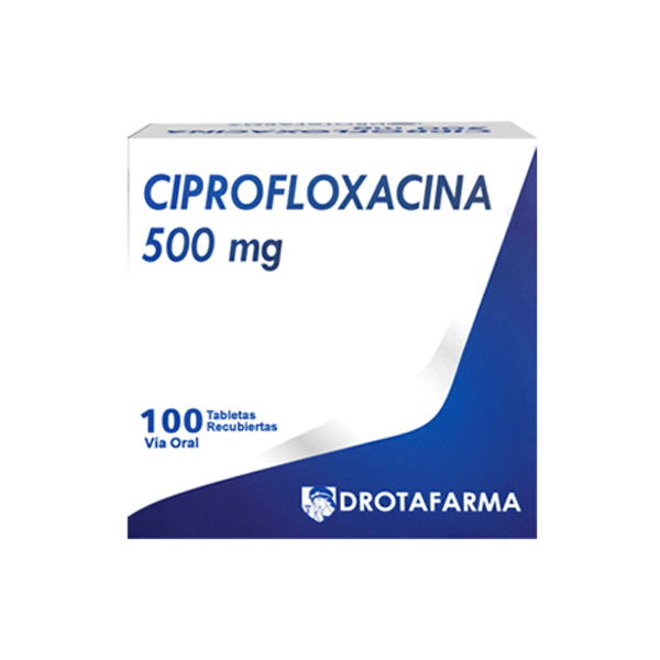 Ciprofloxacina 500Mg X 10 Tabletas De Dispensador Drotafarma