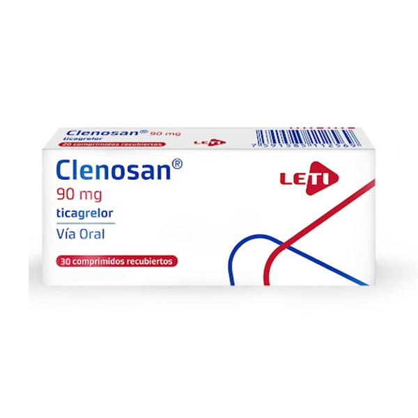 Clenosan Ticagrelor 90Mg X 30 Comprimidos Leti