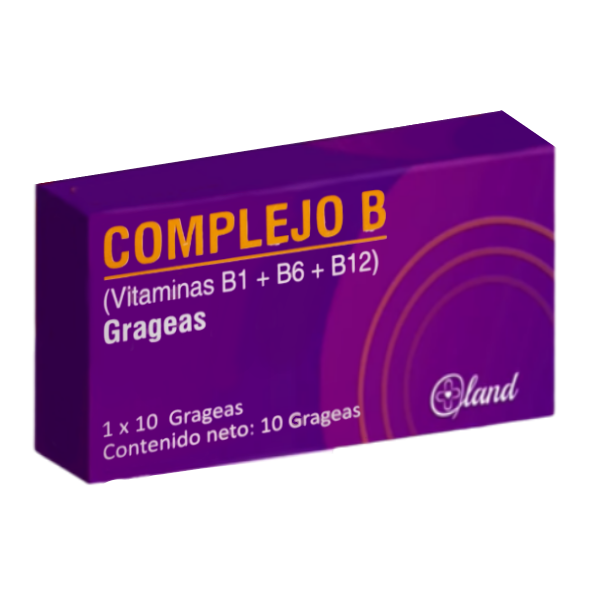 Complejo B X 10 Tabletas Land