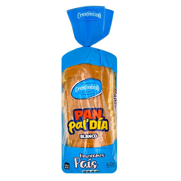 Crustissimo Pan Pal Dia Sandwich Blanco. 420Gr